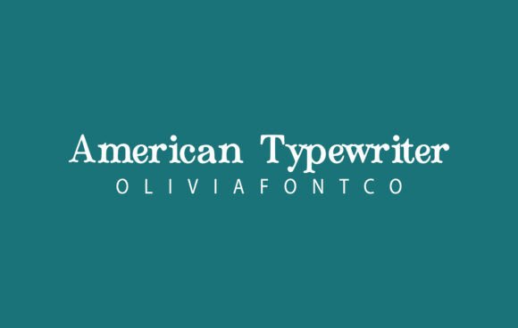 American Typewriter: The Font That Feels Like a Handwritten Note