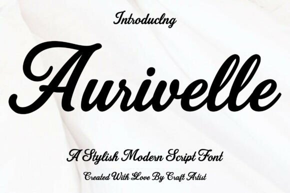 Aurivelle: A Font That Whispers Luxury and Romance