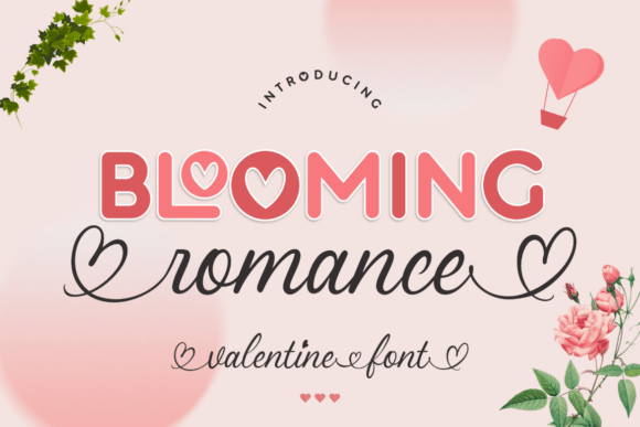 Blooming Romance: A Font Duo with Heart