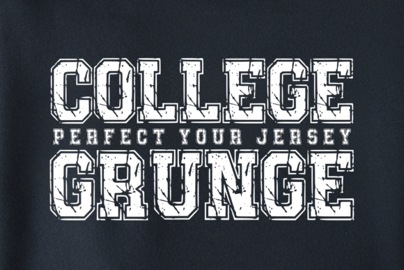 College Grunge: The Bold Typeface for Athletic Branding