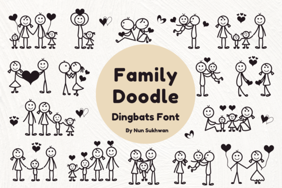 Family Doodle: A Typeface That Tells Your Story
