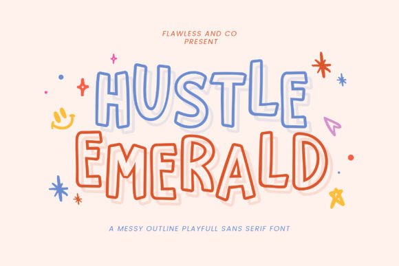 Hustled Emerald: A Font That Captures Creative Energy
