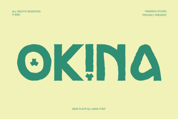 Okina: The Playful Font That Makes Your Food Brand Pop