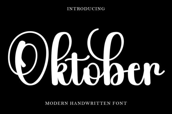 Oktober: A Handwritten Font That Adds Soul to Your Brand