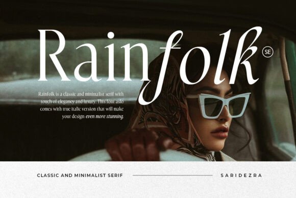 Rainfolk: A Serif Font for Timeless Elegance