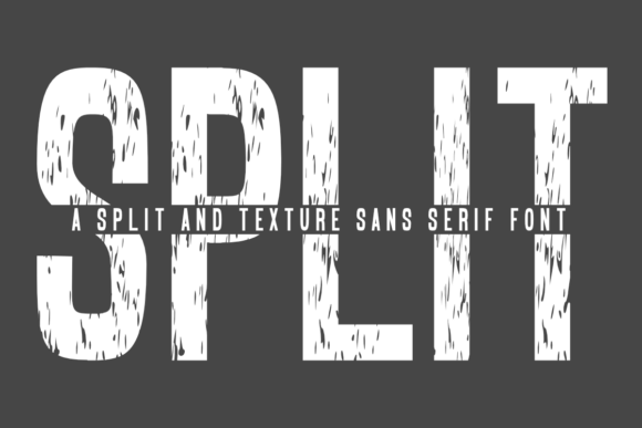 Split: The Bold Font That Brings Grit and Character to Your Designs