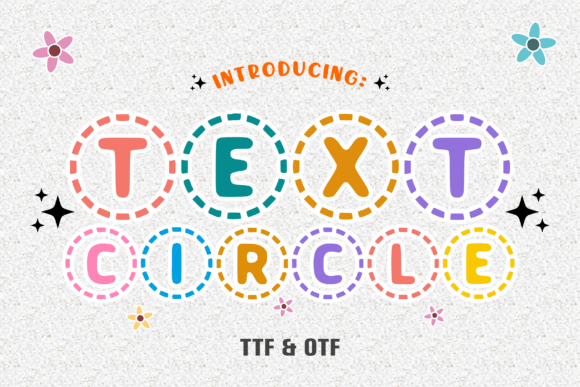 Text Circle: The Playful Font That Makes Every Letter Stand Out