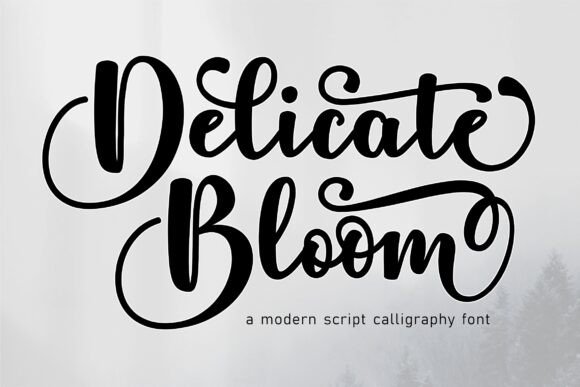 The Soft Power of Delicate Bloom Typography