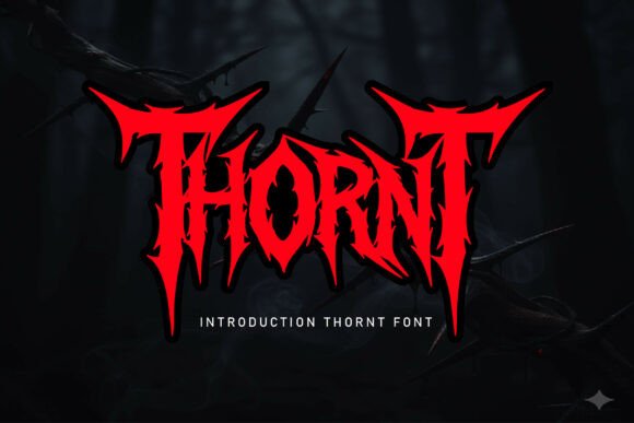 Thornt: Unleashing the Dark Allure of a Gothic Blackletter Typeface