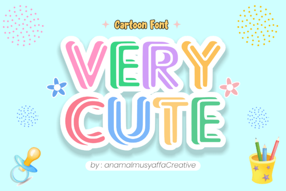 Very Cute: The Font That Brings Whimsy and Joy to Every Design