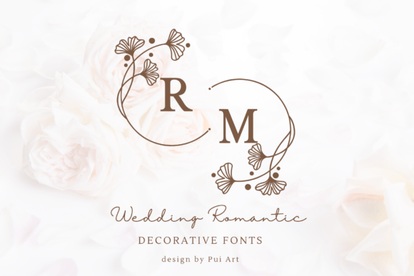 Wedding Romantic: Where Timeless Serif Meets Botanical Artistry